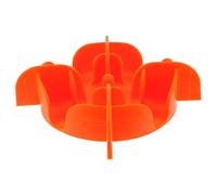 ROMISBABA pour Chien à Alimentation en Silicone Souple Petite Taille Orange Accessoire pour Ralentir L'alimentation Chiens Chiots