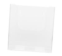 ROMISBABA Présentoir Mural Transparent pour Documents et Brochures Organiseur de Fichiers Stable et Polyvalent pour Magazines et Rapports Rangement Administratif Flexible pour Bureau et