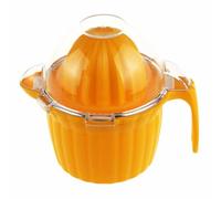 ROMISBABA Presse-fruits pour Extraction Rapide de Jus Sain D'orange Poire Manuel en Plastique Orange Couleur Aléatoire Cuisine et Sorties en Plein Air