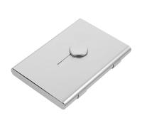 ROMISBABA Protège Carte pour Cartes De Visite Coulissant Coffret De Rangement pour