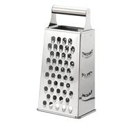 ROMISBABA Râpe Multifonction Acier Inoxydable Faces Râpe Légumes et Fromage Pratique Outil de Cuisine Sûr pour Préparation Rapide