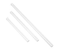 ROMISBABA Règles Droites Transparentes Légères et Multifonctionnelles en Acrylique Ensemble de 3 pour Dessin Précis pour Étudiants et Artistes en Géométrie