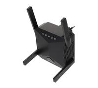 ROMISBABA Répéteur Wi-FI 300 Mbps 4 Antennes pour Maison et Bureau, Amplificateur sans Fil 2,4 Ghz, Compatible Routeur, Noir Européen, Extension Signal Wi-FI Intérieur