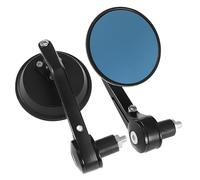 ROMISBABA Rétroviseurs Guidon Rond Abs Miroirs Reflets Ajustables Embouts de Guidon Sécurisés pour Conduite Stable