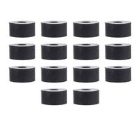 ROMISBABA Rondelles en Caoutchouc Noir et Isolation Mécanique pour Suppression des Vibrations Anti- Lot de 15 Anti- Coussinets Épais pour Usage Industriel