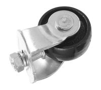 ROMISBABA Roulette pour Cric Hydraulique en Acier, Accessoire de Manutention Robuste Roue Avant Pivotante, Améliore la Stabilité Maniabilité du Cric Horizontal