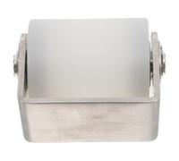 ROMISBABA Roulette pour Porte Coulissante Inox et Nylon avec Roulement à Billes Poulie Fixe pour Guidage Rail de Portail Coulissant Résistance Corrosion et Glissement Fluide