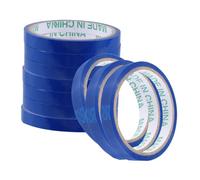 ROMISBABA Ruban Adhésif Pour Paquet 1,2 Cm x 30 m Bleu Résistant à L’usure Bopp Pour Fermeture De Paquet Supermarché Multifonction 10 Rouleaux Usage Alimentaire Et Congélateur