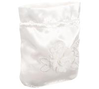 ROMISBABA Sac à Main Mariage Satin Floral pour Mariée et Demoiselle Honneur Pochette Élégante à Cordon Accessoire Cérémonie et Décoratif