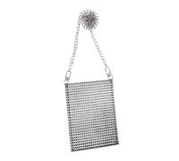 ROMISBABA Sac Bandoulière Femme Mini Maille Décorative Élégant et Pochette Téléphone Portable Polyvalente pour et Voyage pour
