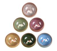 ROMISBABA Service de Thé en Céramique 6 Pièces Motif Poisson, Isolation Thermique, Design Créatif et Élégant pour Moments de Détente