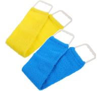 ROMISBABA Serviette Exfoliante Bleue en Polyester Réversible pour Massage et Exfoliation, Activateur de Circulation Sanguine, Bain Hommes et Femmes Couleur Aléatoire