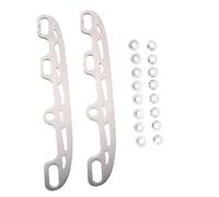 ROMISBABA Set de Lames de Remplacement Métal pour Patins à roulettes Lames de Patinage Durables et Résistantes à Lusure Adaptées Aux Chaussures de Patinage avec Bouchons Accessoire Pratique
