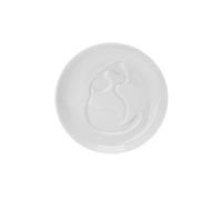ROMISBABA Soucoupe Ronde Réutilisable et Décorative 3pcs en Céramique Blanche pour Sauce Soja et Vinaigre pour Restaurant et Usage Ménager