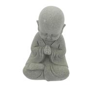 ROMISBABA Statue Bouddha Aquarium Résine Compacte Décoration Miniature pour Aquarium et Bureau Ornement Moine Symbolique pour Éveil Spirituel