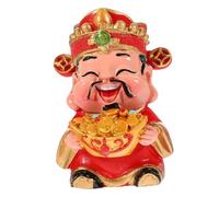 ROMISBABA Statue du Richesse Chinoise Décor Feng Shui Ornement de Bureau Couleur Festive pour Nouvelle Année