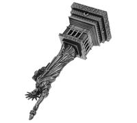 ROMISBABA Statue en Métal Liberté 18 Cm Gris Alliage Décoration Intérieure Artisanat Créatif Bureau Maison Objet d'art