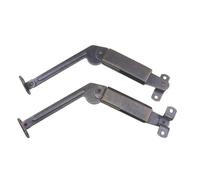 ROMISBABA Support à Ressort de Sécurité pour Boîte en Bois et Armoire, Bras Long en Fer, Surface Lisse, Facile à Installer, Lot de 2 Pièces pour Usage Pratique