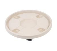 ROMISBABA Support à Vase Mobile Plastique Épais 36 Cm, Plateau Rond roulettes Multidirectionnelles, Porte-Pots pour Plantes D’intérieur et Jardin, Base Solide et Amovible pour Pots Lourds