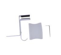 ROMISBABA Support Casque Réglable Métal avec Silicone Porte-Casque sous Bureau sans Perçage Support et Facile à Installer pour Écouteurs Filaires et Gamers Gris