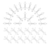 ROMISBABA Support de Carte Pcb en Nylon Blanc Léger et Résistant à L'usure, 100pcs pour Montage de Circuit Imprimé Électronique, pour Support de Soudure et Fixation Pcb