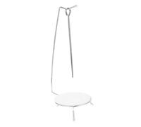 ROMISBABA Support de Cuisson Brochettes INOX avec Aiguilles Pointues Porte-brochettes Suspendu Portable pour Barbecue Extérieur Camping et Pique-