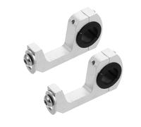 ROMISBABA Support de Fixation pour Protège-Mains de Moto 22-28 MM 2 Pièces Montage Haute Résistance aux Chocs Compatible Motos et Quads Tout-Usage Kit D’Installation pour Guidon