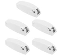 ROMISBABA Support de Porte à Bagages Compact et Facile à Installer en Plastique Blanc 5pcs Maintien Sécurisé pour Camping-Car pour Portillon Extérieur