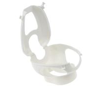 ROMISBABA Support Fixe pour Pigeon en Plastique Blanc, Porte-injecteur pour Oiseaux, Cadre de Fixation pour Administration de Remède, Accessoire Solide pour Pigeonnier et Nourrissage, Usage