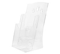 ROMISBABA Support Mural Acrylique Transparent pour Documents Porte Brochures pour Bureau Organisateur de Fichiers Compact et Stable