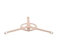 ROMISBABA Support Plateau Tournant Micro-ondes Triangulaire Fixation Stable pour Four Micro-ondes Bague de Support pour Plateau Tournant Installation Facile Anneau de Roulement Compatible