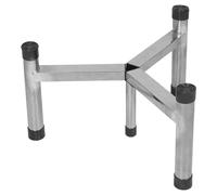 ROMISBABA Support pour Brasero Extérieur en Acier Inoxydable 25 CM Trépied Stable pour Feu de Camp Jusqu'à 16 Pouces Base Antidérapante pour Barbecue Camping et Pique-Niques