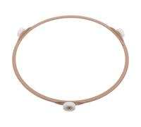 ROMISBABA Support pour Plateau Tournant de Micro-ondes Ø19 Cm Anneau de Roulement à 18 Rouleaux pour Four à Micro-ondes, Pièce de Rechange Robuste Compatible, Rouleau pour Plateau en Verre,