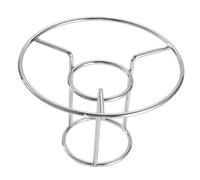 ROMISBABA Support Rôtissoire Poulet INOX Robuste Portatif pour Cuisson Barbecue Uniforme Accessoire Extérieur pour Dinde et Volaille