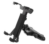 ROMISBABA Support Tablette Voiture en Abs Noir, Support pour Tablette et Appareil de Navigation, Installation Facile, pour Siège Arrière, Divertissement, Femmes et Passagers