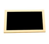 ROMISBABA Tableau Ardoise Suspendu Simple Face Effaçable pour Décoration Murale et Message avec Corde