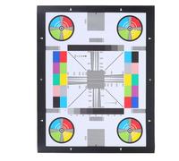ROMISBABA Tableau de Calibration pour Caméras de Vidéosurveillance 40X30 CM Autocollant - Mire de Test Professionnelle pour Mise au Point et Réglage Couleur - Accessoire Compatible Systèmes