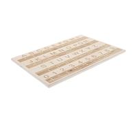 ROMISBABA Tableau De L'alphabet En Braille Trace Planche Tactile Sensoriel Invalidité Nombre Lettre Jouets Pour Enfants Aveugles Pour Débutants Clavier Braille En