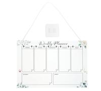 ROMISBABA Tableau D'écriture Effaçable à Sec en Acrylique Transparent Réutilisable, pour Écrire des Notes et Organiser la Semaine pour Planification Hebdomadaire