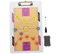 ROMISBABA Tableau Entraîneur de Basketball Accessoire Pratique et Professionnel pour Coaching Design avec Surface Magnétique Adapté Aux Matchs et Mi Outil Stratégique pour