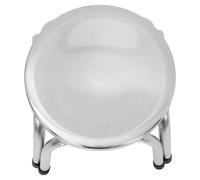 ROMISBABA Tabouret en Acier Inoxydable 22 CM Marchepied Antidérapant Robuste Cuisine et Salle de Bain Tabouret Industriel Polyvalent pour Personnes Âgées et Usage Intérieur Facile à