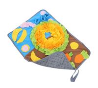 ROMISBABA Tapis à Renifler pour Lapin Couleurs Assorties Coussin De Recherche De Nourriture Antidérapant Taille Moyenne Tapis Interactif pour Lapins Jouet Lent D’Alimentation Anti-obésité