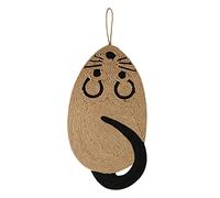 ROMISBABA Tapis De Grattage Jute pour Chat Forme De Souris Tapis De Jeu Grattage Sisal Naturel pour Chats Et Chatons des Meubles Et Éveil des Sens Félin