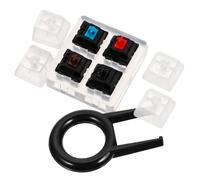 ROMISBABA Testeur De Clavier Mécanique Compact avec Base Acrylique pour Commutateurs Cherry Noir Rouge Tea Et Outil Portable pour Essai De Touches