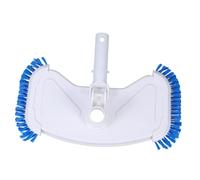 ROMISBABA Tête Aspiration Piscine Blanche avec Brosses Latérales Nettoyage Sols Murs et Coins Compatible Hors Sol et Eau Installation Rapide