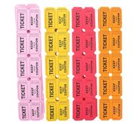 ROMISBABA Ticket Tombola Mariage en Papier 400pcs Mécanisme de Tirage Excitant et Couleurs Variées pour Fêtes et Rassemblements Inoubliables