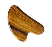 ROMISBABA Tiger's Eye Gua Sha Massage Board Forme de Dauphin Outil de Grattage pour Visage et Corps Soulagement des Douleurs et Circulation Sanguine Planche de Massage Pratique pour Soins