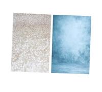 ROMISBABA Toile de Fond Photo Portrait en Vinyle Bleu Abstrait 150x210 Cm Fond Studio Photo Professionnel pour Séance Intérieur et Extérieure