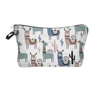 ROMISBABA Trousse à Cosmétiques Créative pour Femme, Paquet Étanche en Polyester Léger Motif 3D Numérique, Capacité de Rangement pour Voyage en Plein Air