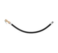 ROMISBABA Tuyau Extension pour Gonfleur de Pneu Auto Verrouillant Flexible Gonfleur Noir Caoutchouc Prolongateur de Valve pour et Voiture Accessoire Inflation Pratique
